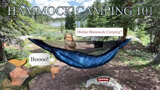5 reasons to dislike hammock camping (compared to a tent) & 5 tips to make it better