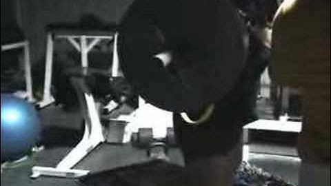 My Day In The Gym 10-21-07 (Dynamic Effort Yoke Bar)