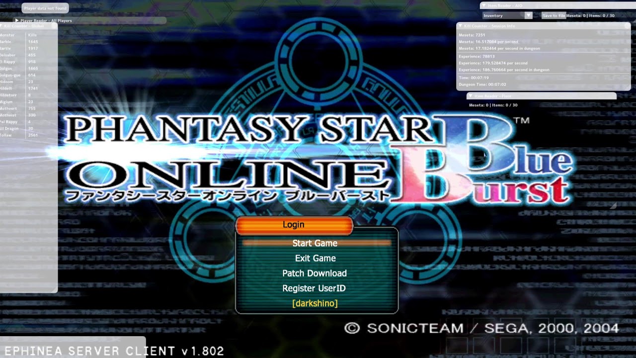 Pure play with Shino-PSO Ephinea sever EP115 (10th Anniversary event got Heavens Punisher )