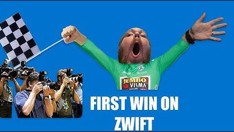 My first WIN on ZWIFT!!!