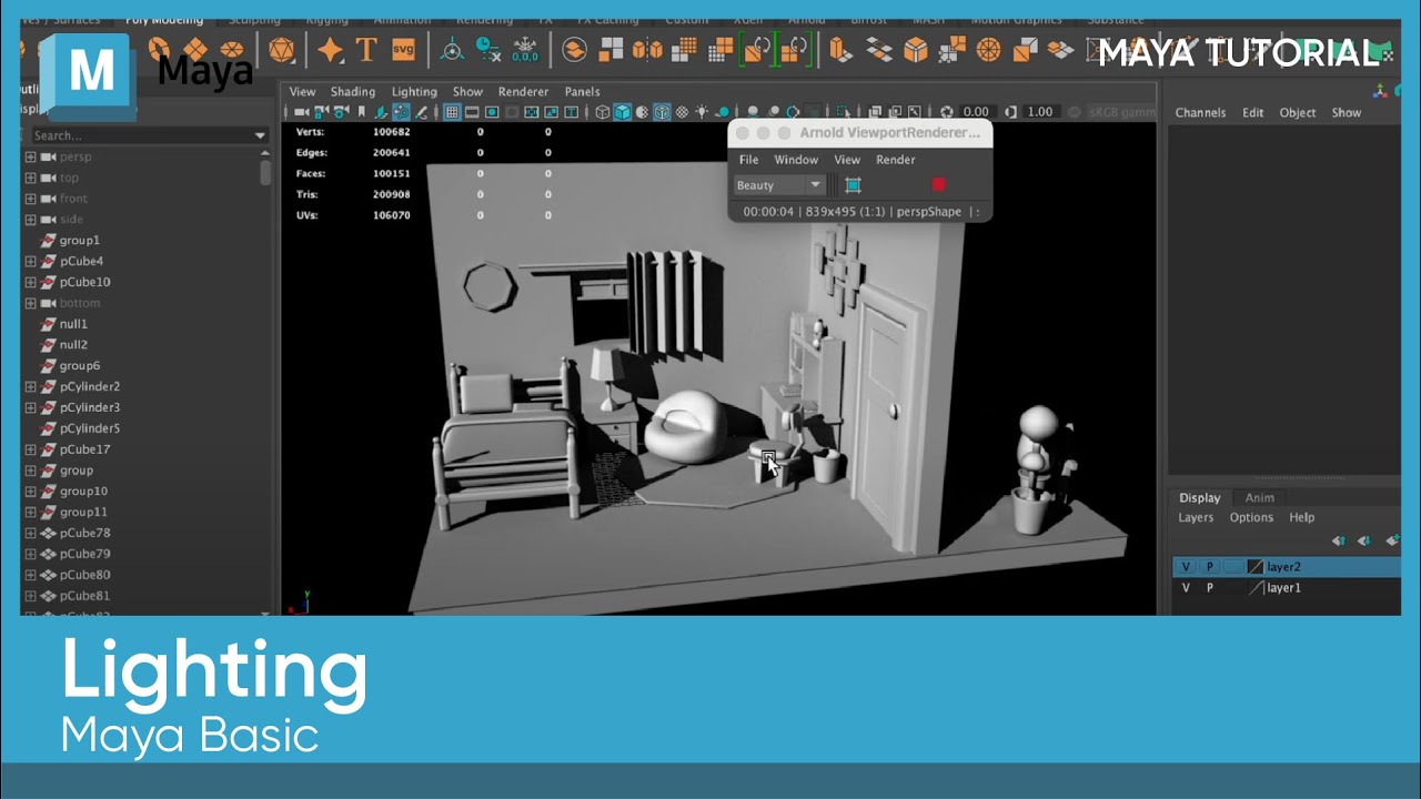 Lighting - Maya - YouTube