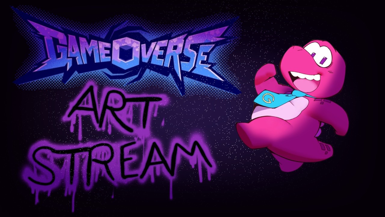 Day 2 of Drawing Gameoverse Characters | Drawing Live Stream - YouTube