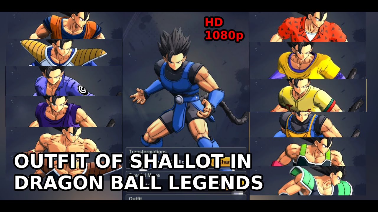 Dragon Ball Legend Outfit Shallot and accessories Shallot YouTube