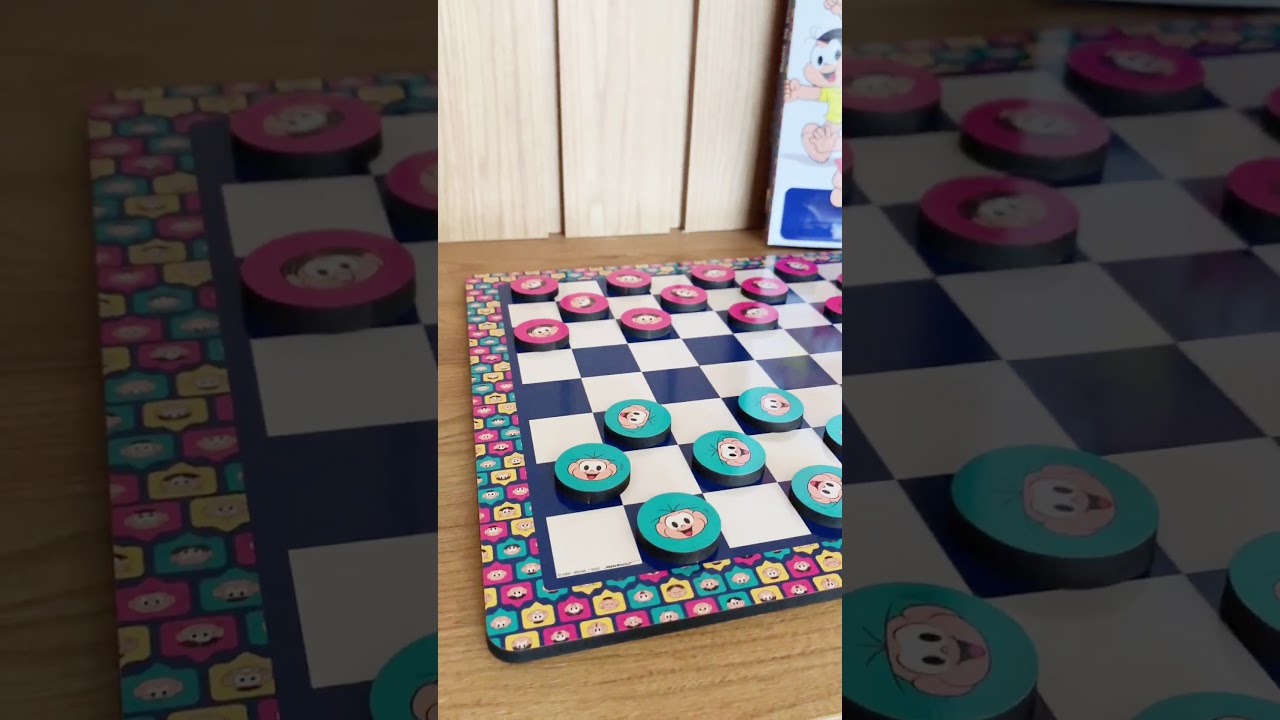 Brinquedo Pedagógico Educativo Montessori 2x1 Jogo de Damas e Trilhas -  Total Bag - Leve Seu Produto Com Estilo