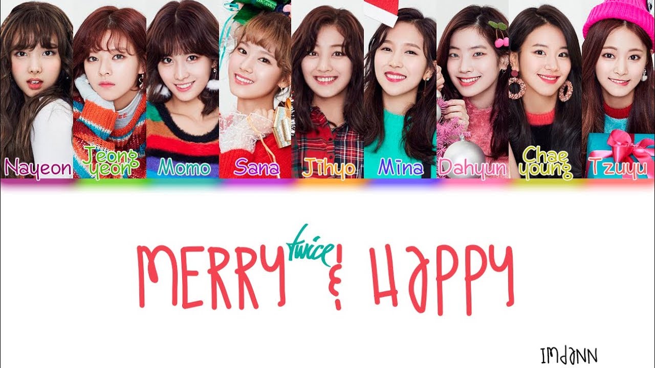 Twice Merry Happy Sub Espanol Color Coded Han Rom Esp Youtube