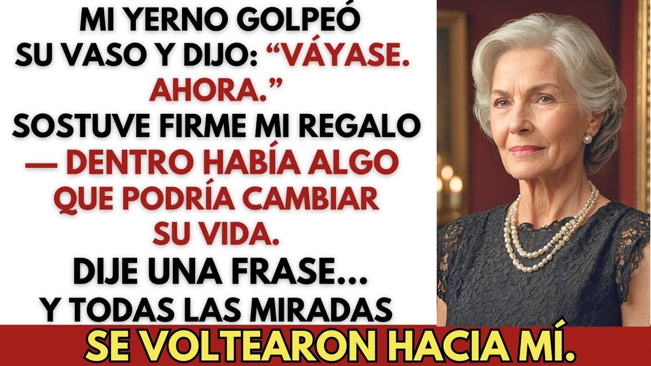 En el cumpleaños de mi hija, mi yerno me humilló frente a todos y me pidió que me fuera