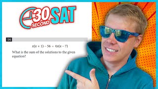 SAT | Test 3 Digital | Module 2 | Problem 14 - IN 30 SECONDS OR LESS