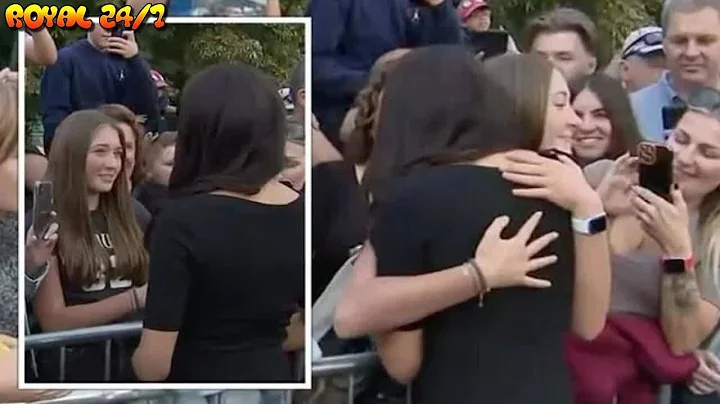 Meghan Markle shares hug with surprised teen as she thanks mourners 'Oh my God!'