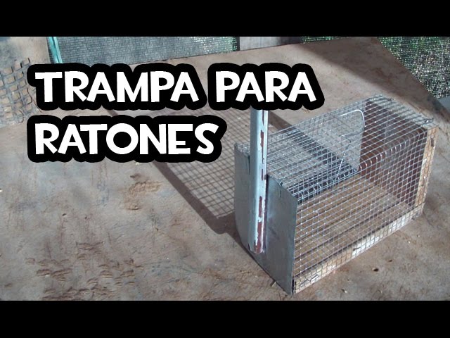 Trampa para raton tipo jaula 32556