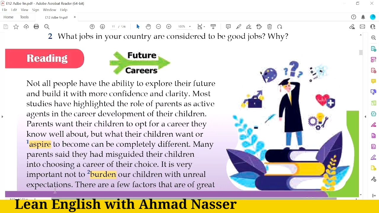 الدرس الاول شرح منهاج اللغة الانكليزية بكالوريا ادبي في سوريا