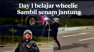 DAY 1 BADRU CAPSLOCK BELAJAR WHEELIE SAMPE SENAM JANTUNG