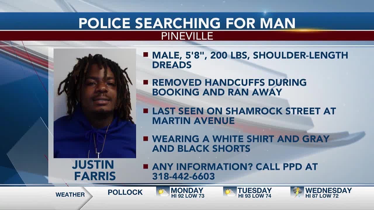 Suspect escapes from Pineville Police - YouTube