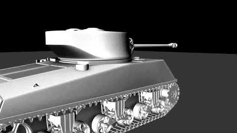 Maya M4 sherman tank