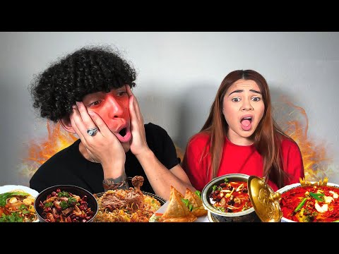 AMERICANS TRY INDIAN FOOD FOR THE FIRST TIME!!
