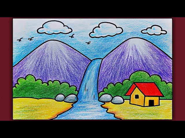 Landscape Drawing by Jeet Debnath  Pixels