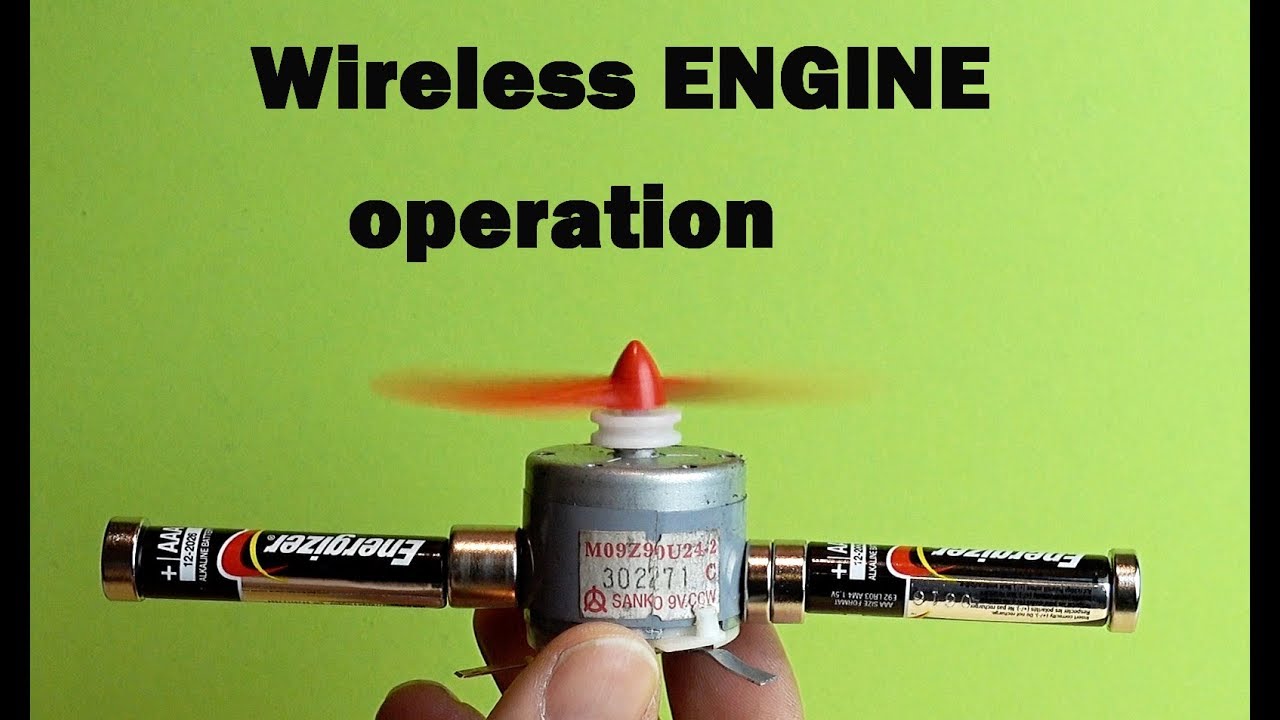 Wireless Homopolar Motor with YouTube