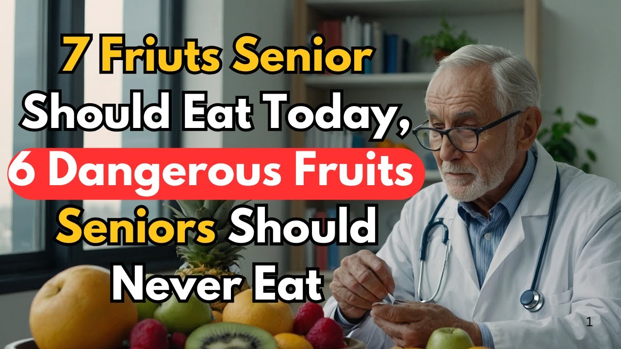 7 Fruits Every Senior Should Eat Today and 6 Dangerous Fruits Seniors Should Never Eat