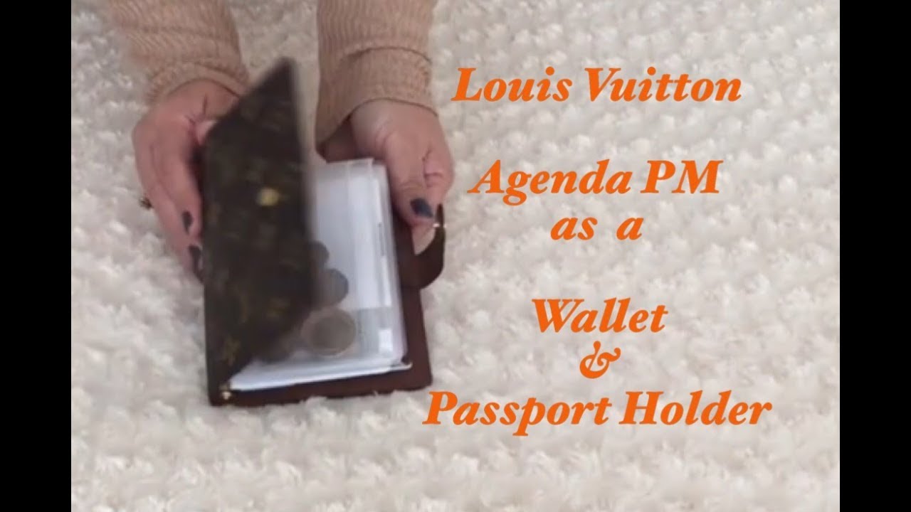 Louis Vuitton Agenda PM as a Wallet & Passport Holder