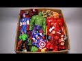 Box of Toys: Marvel Mashers, Cars, Hulk, Iron Man, Captain America Action Figures and More