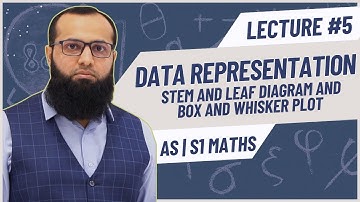AS Maths S1 Data Representation | Stem & leaf diagram and Box & whisker plot | Sir Sufyan Mewawala