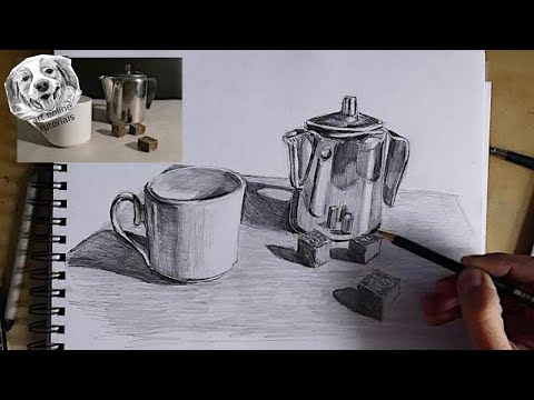 still life drawing with ever art  still life drawing for kids simple and  easy  Ever Art  YouTube