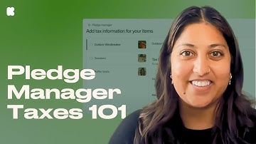 Kickstarter Pledge Manager |  Taxes 101 | Part 3