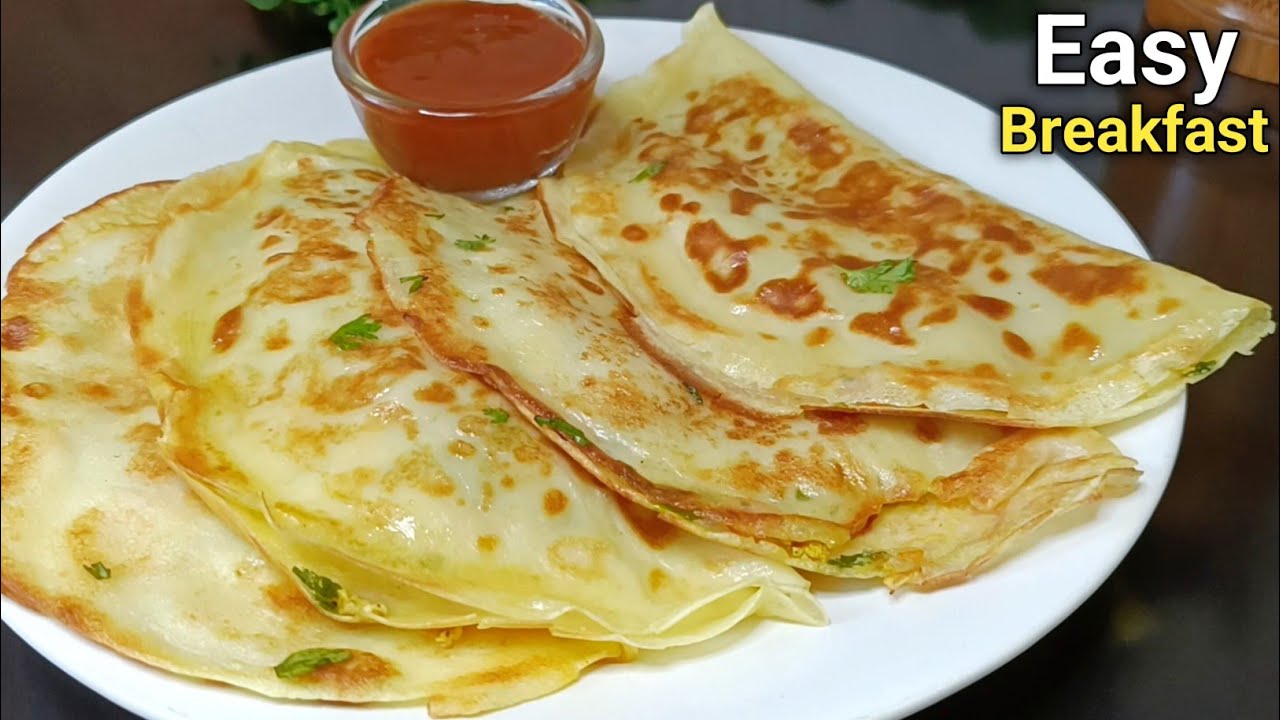 Liquid Egg Paratha | Quick & Easy Breakfast | Egg Roll Style Paratha😋