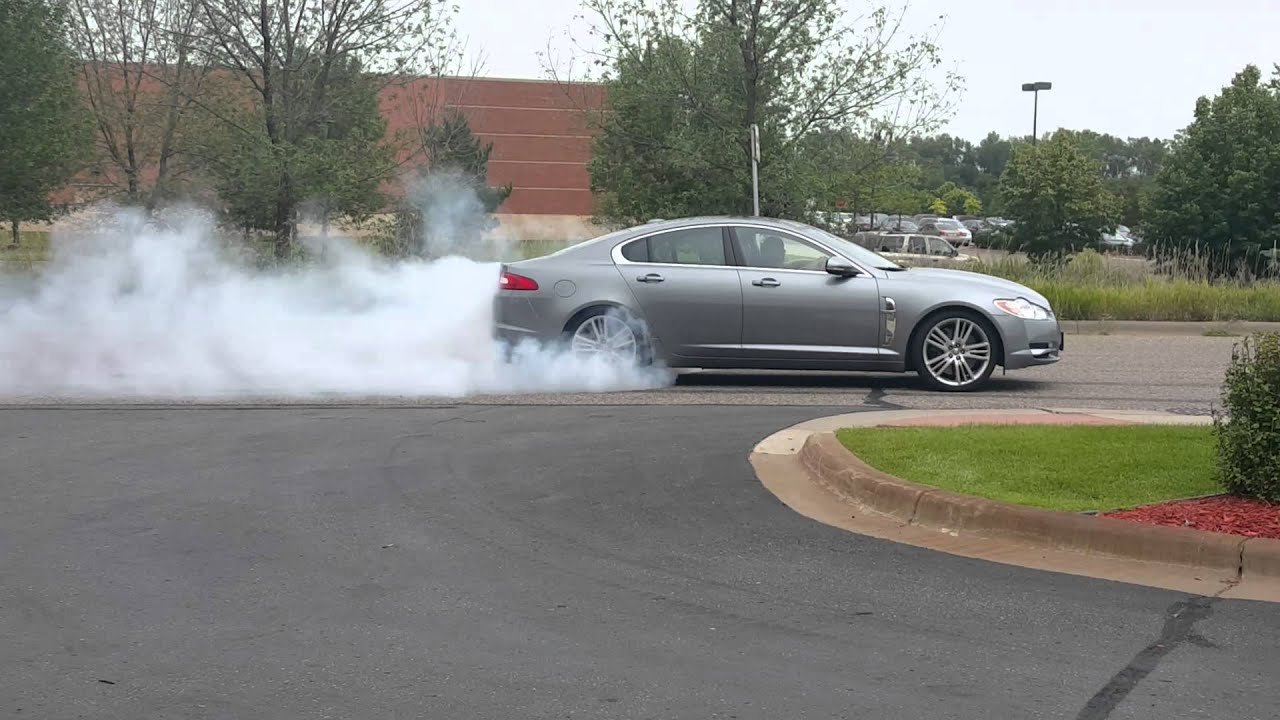 Toms 2011 Jaguar XF Supercharged SMOKE SHOW YouTube