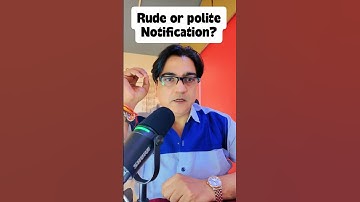 Rude Notifications ! #email #emailacharya #trending