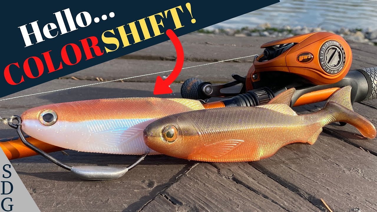 Using COLORSHIFT Powder to Make Soft Plastic Injection Swimbaits! 