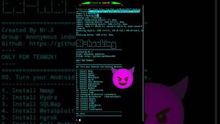 termux all Hacking tools 🤯 #ytshorts #termux #hacker #shorts #hacktool #learnhacking