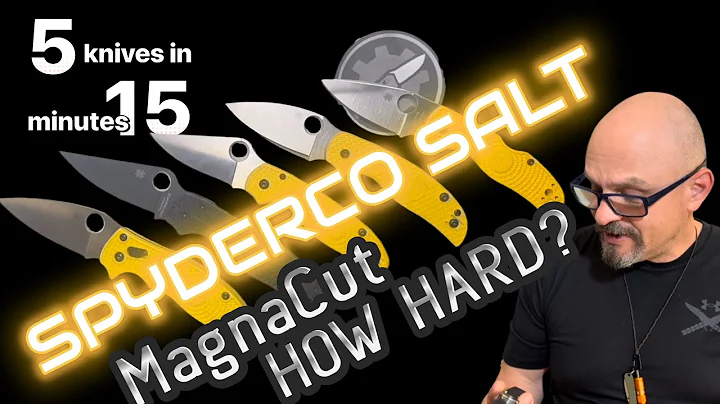 5 Spyderco MagnaCut Blades Hardness-Tested. Plus: Differences Between Locks Revealed.
