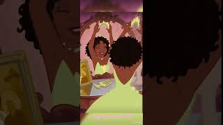 Princess Tiana Let’s Her hair Down|#princesses|#shorts|#edits|#trend