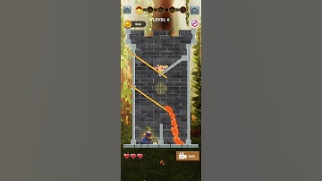 Pin Pull Rescue Hero Level 6 gameplay (iOS Android)