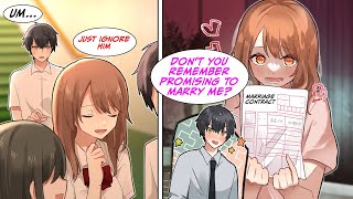 [Manga Dub] A marriage certificate suddenly arrives at a single man's house... [RomCom]