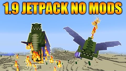 ★Minecraft 1.9 Update - "THE COMBAT UPDATE" Advanced Jetpack With One Command NO MODS!★