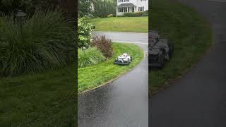 Rain Can’t Stop It! Segway Navimow X430 AWD Robotic Mower in Action