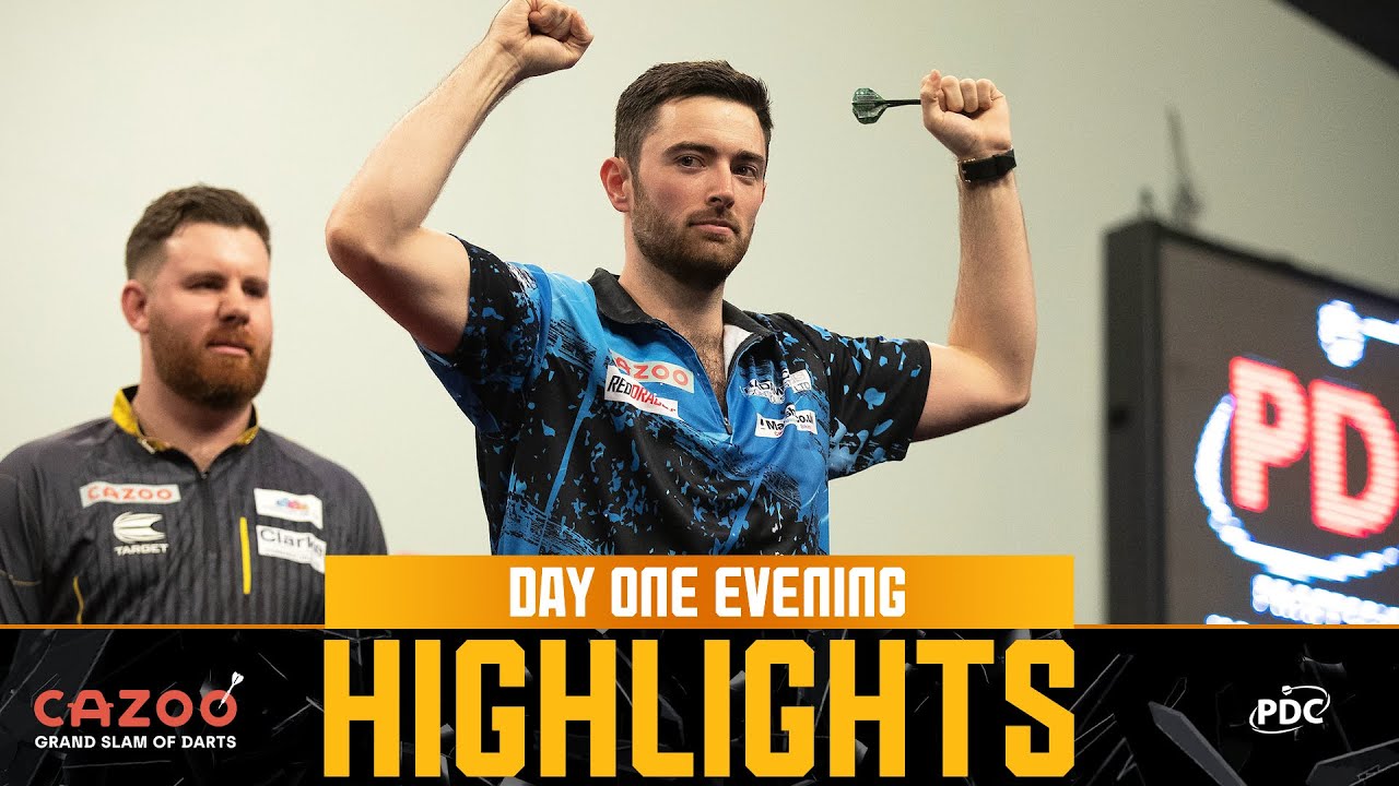 KEEPING HIS COOL! Day One Evening Highlights 2022 Cazoo Grand Slam of Darts