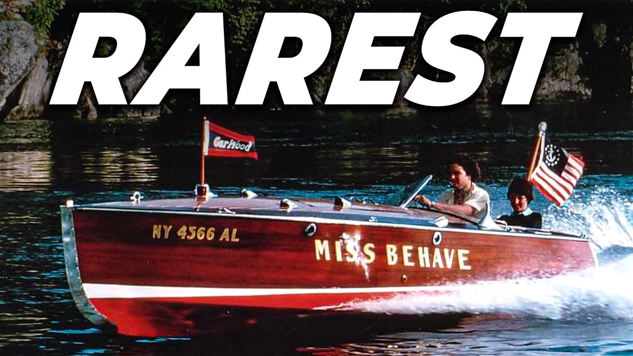 Редчайшие деревянные лодки в истории США, которые вы никогда не видели!