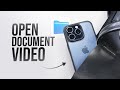 How to Open Document Video in iPhone (tutorial)