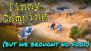 24 hour tinny camping survival challenge