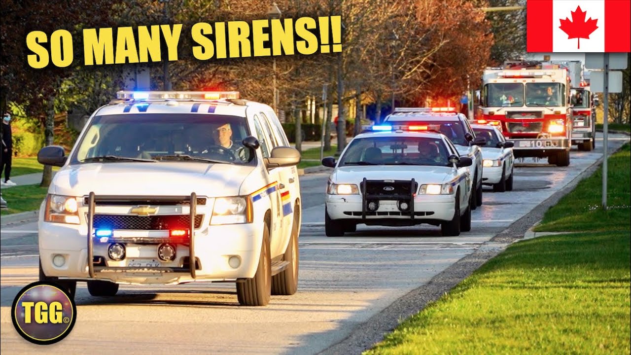 [UBC] University Emergency Vehicles With Lights & Siren!