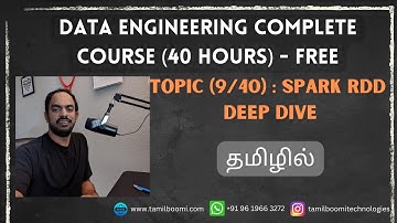 (9/40) Spark RDD Deep Dive | Data Engineering Course in Tamil