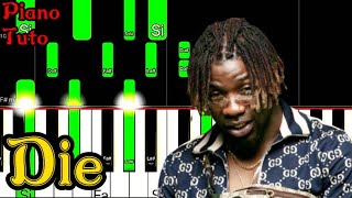 Die - Gazo (piano tutorial) cover.
