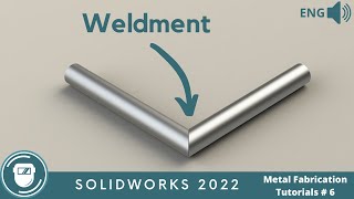 SOLIDWORKS Sheet Metal Tutorial #6 // WELDMENT PROFILES // CORNER TREATMENT // END CAP