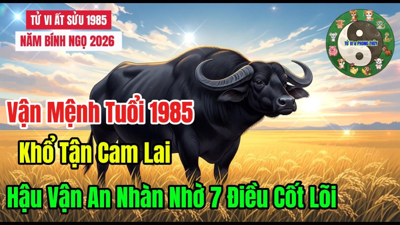 Ất Sửu 1985: Vì Sao Mang Căn Trả Nghiệp Và Bí Quyết Đón Đại Phúc Sau Tuổi 41?