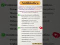 Antibiotics,what are antibiotics, function and side effects#medicaleducation#antibiotics#trendingsho