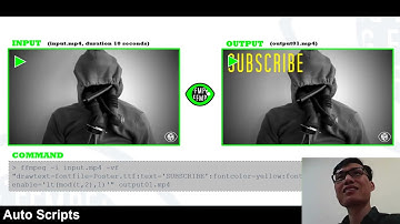 FFmpeg Tutorial - How to add a dynamic text onto a video   Blinking Scrolling Random