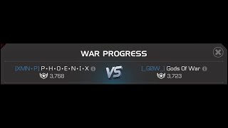 [XMN•P] vs [_GOW_] - War 4 Season 61 - Deathless - Path 3 & 4 - 2 Minis