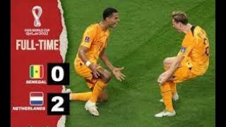 Senegal vs Netherlands 0 2  2022 FIFA World Cup Qatar  Match Highlights